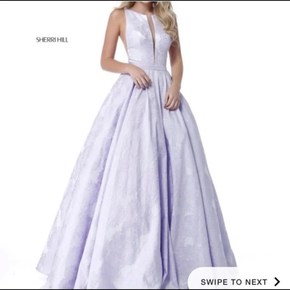 Sherri Hill purple dress style 15703